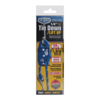 1/4" TIE BOSS - BLUE