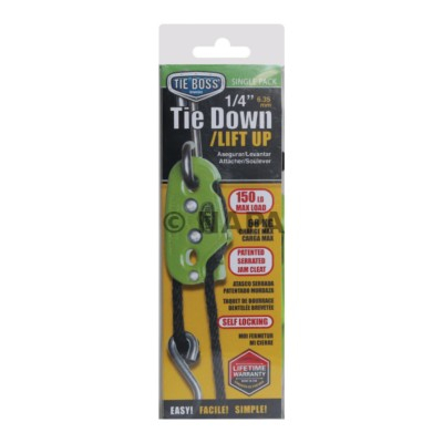 1/4" TIE BOSS - GREEN